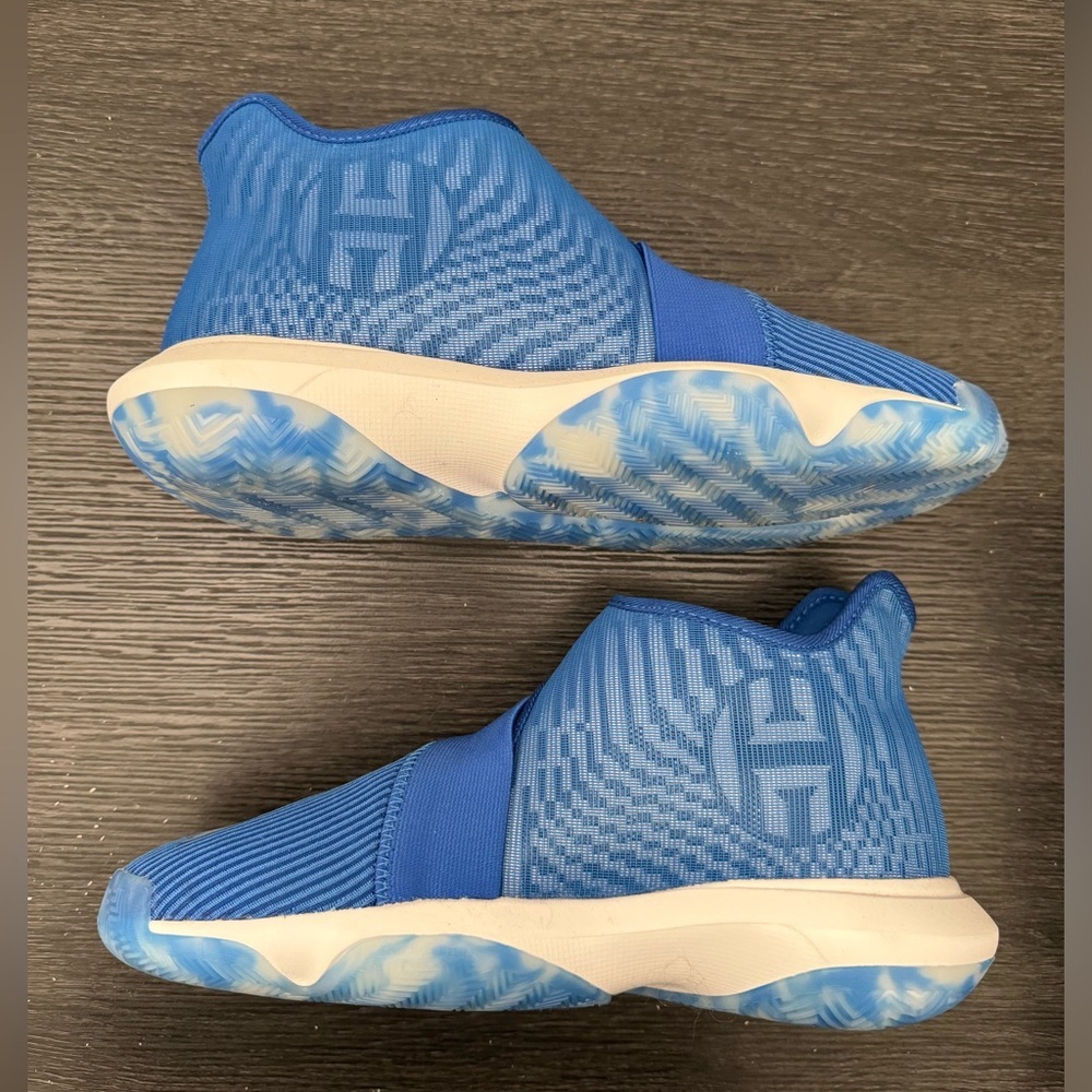 Adidas James Harden B/E 3 J Collegiate Blue Basketball Shoes EF3603 Size 6 - Picture 3 of 16